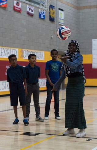 STEM Volleyball- serve 6